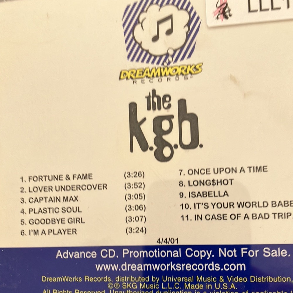The kgb promo cd - Picture 2 of 2